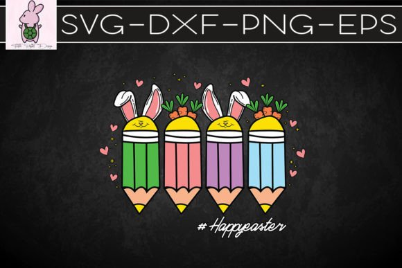 Cute Teacher Easter Teacher SVG Graphics for Crafts