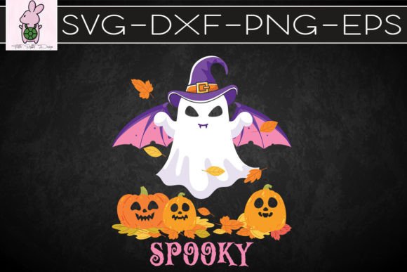 Ghost Spooky Funny Halloween Graphics for Crafts