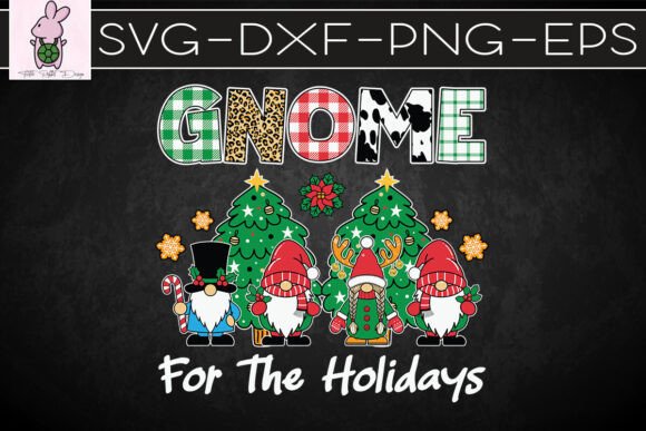 Gnome for the Holidays Merry Xmas SVG: Crafts & Graphics