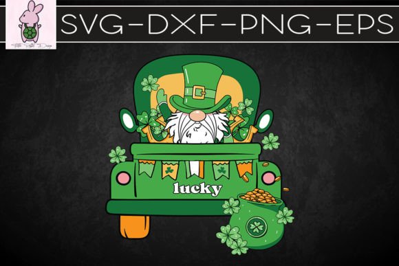 Gnome Truck St Patrick SVG: Graphics for Crafts & Campaigns