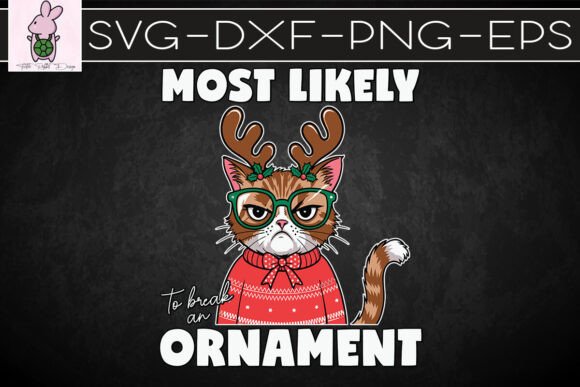 Grumpy Cat Break an Ornament SVG