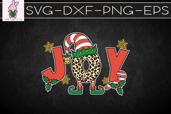 Joy Elf Love Merry Christmas SVG: Graphics for Crafts