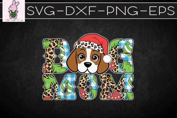 Merry Christmas Beagle Dog Mom SVG