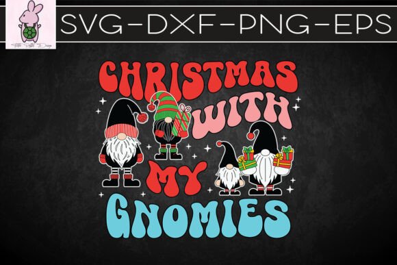 Retro Christmas with My Gnomes SVG: Crafts & Graphics
