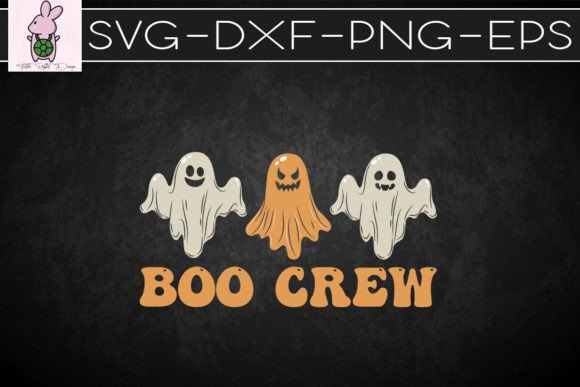 Retro Ghosts Vintage Halloween Graphics for Crafts