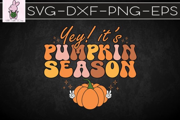 Retro Its Pumpkin Season SVG: Crafts & Graphics