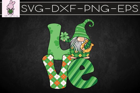 St Patricks Day Gnome SVG: Graphics & Print Templates