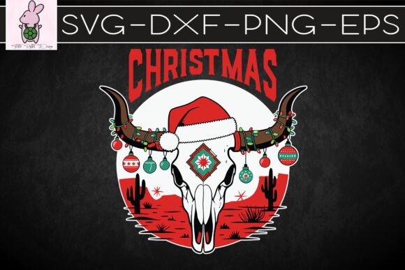 Western Cowgirl Christmas SVG Graphics for Crafts